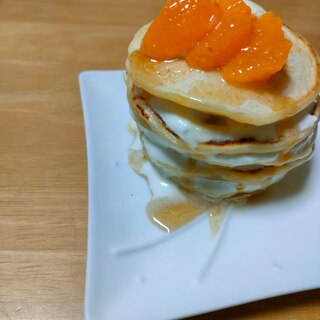 ちょっとお洒落に★みかんパンケーキ